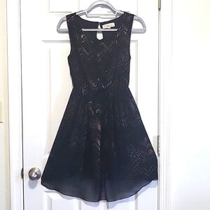 Olive&Oak metallic print dress